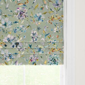 CLAREMONT Roman Blind - MINERAL GREEN
