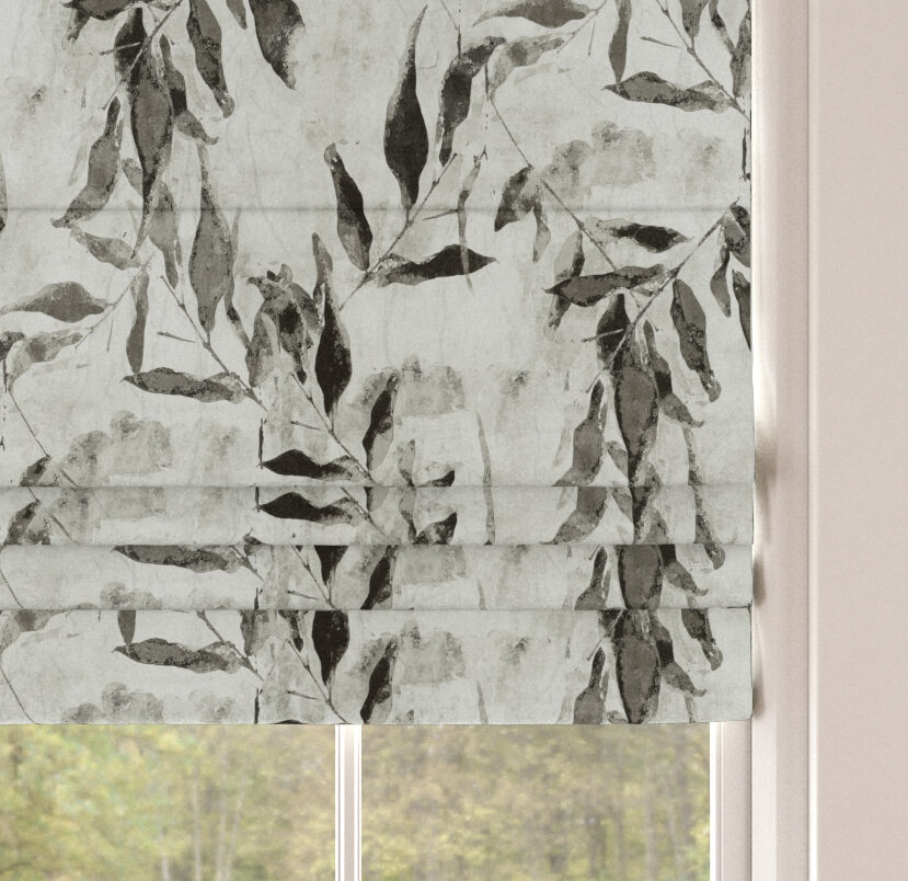 LAUREL Roman Blind - CHARCOAL