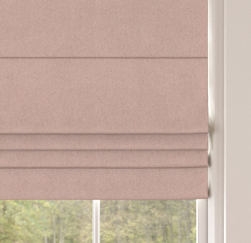 Lauretta Roman Blind - OLD ROSE