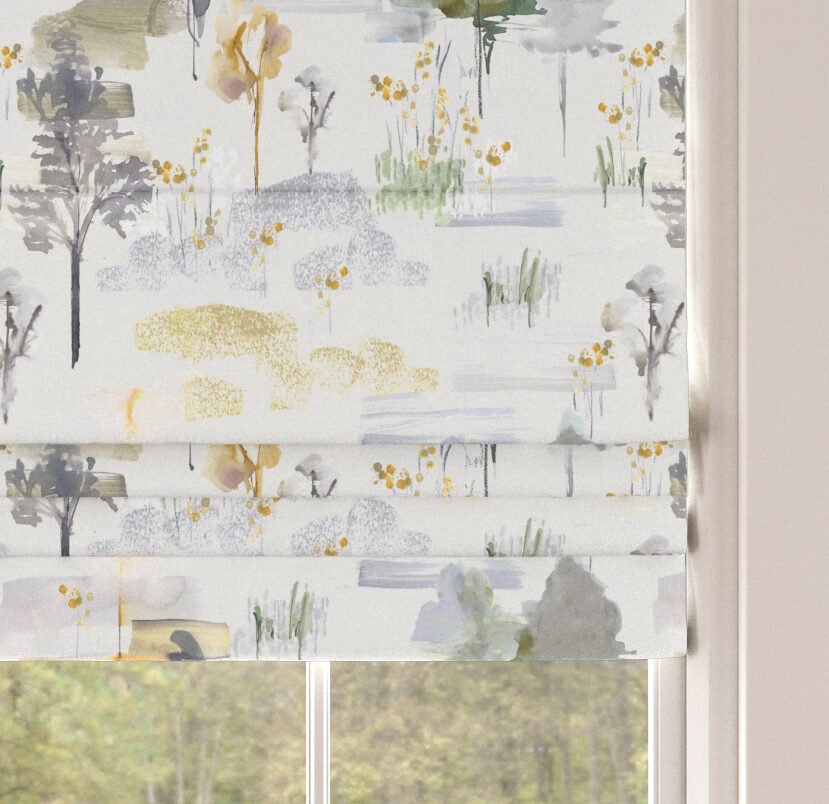 MELBURY Roman Blind - OCHRE