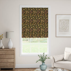 Alternative view of ORCHARD TAPESTRY Roman Blind - EBONY