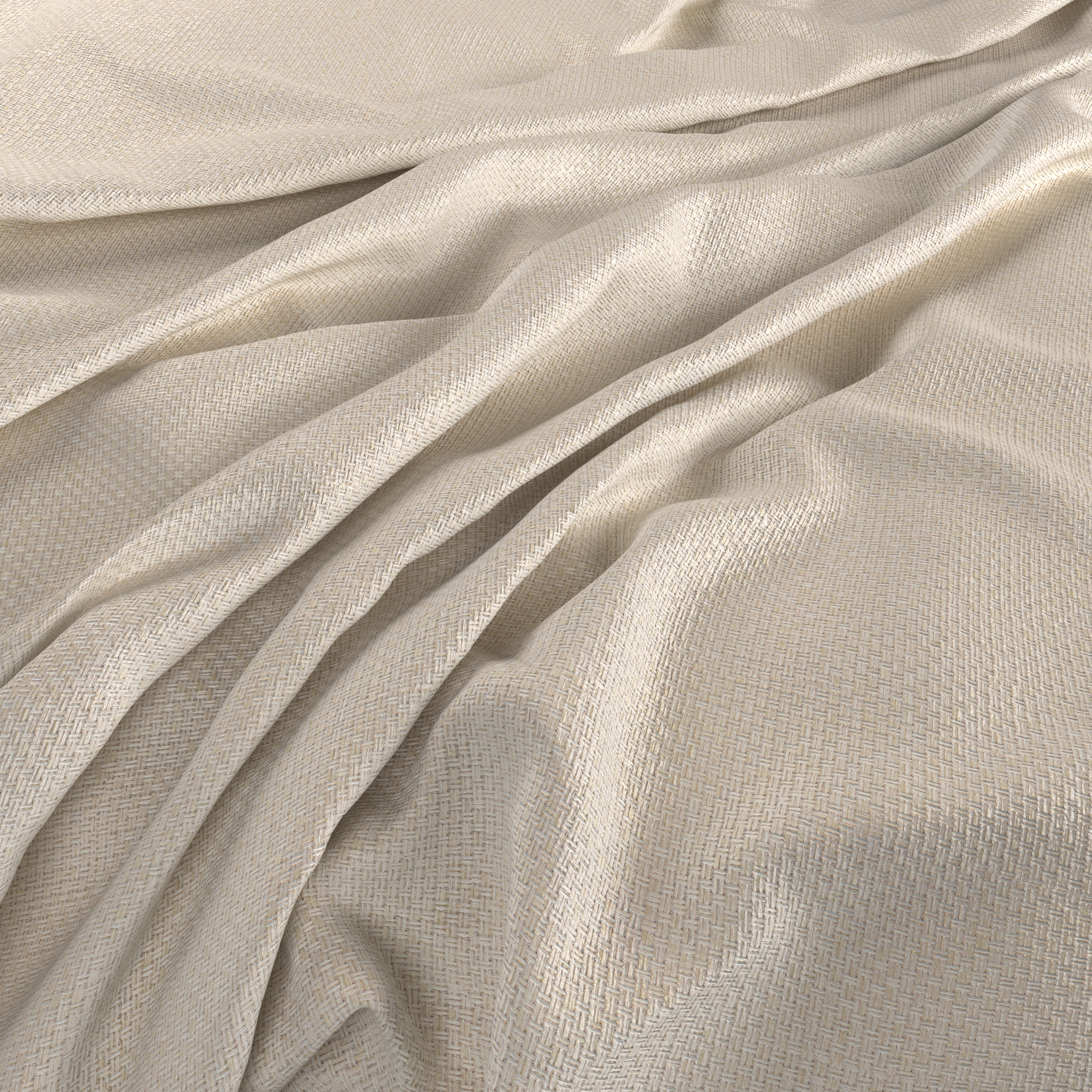 RAFFIA Roman Blind - LINEN - Image 3