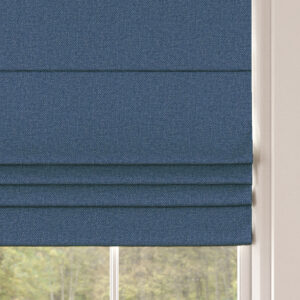 RAFFIA Roman Blind - NAVY