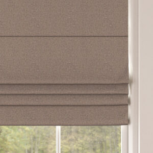 RAFFIA Roman Blind - TAUPE
