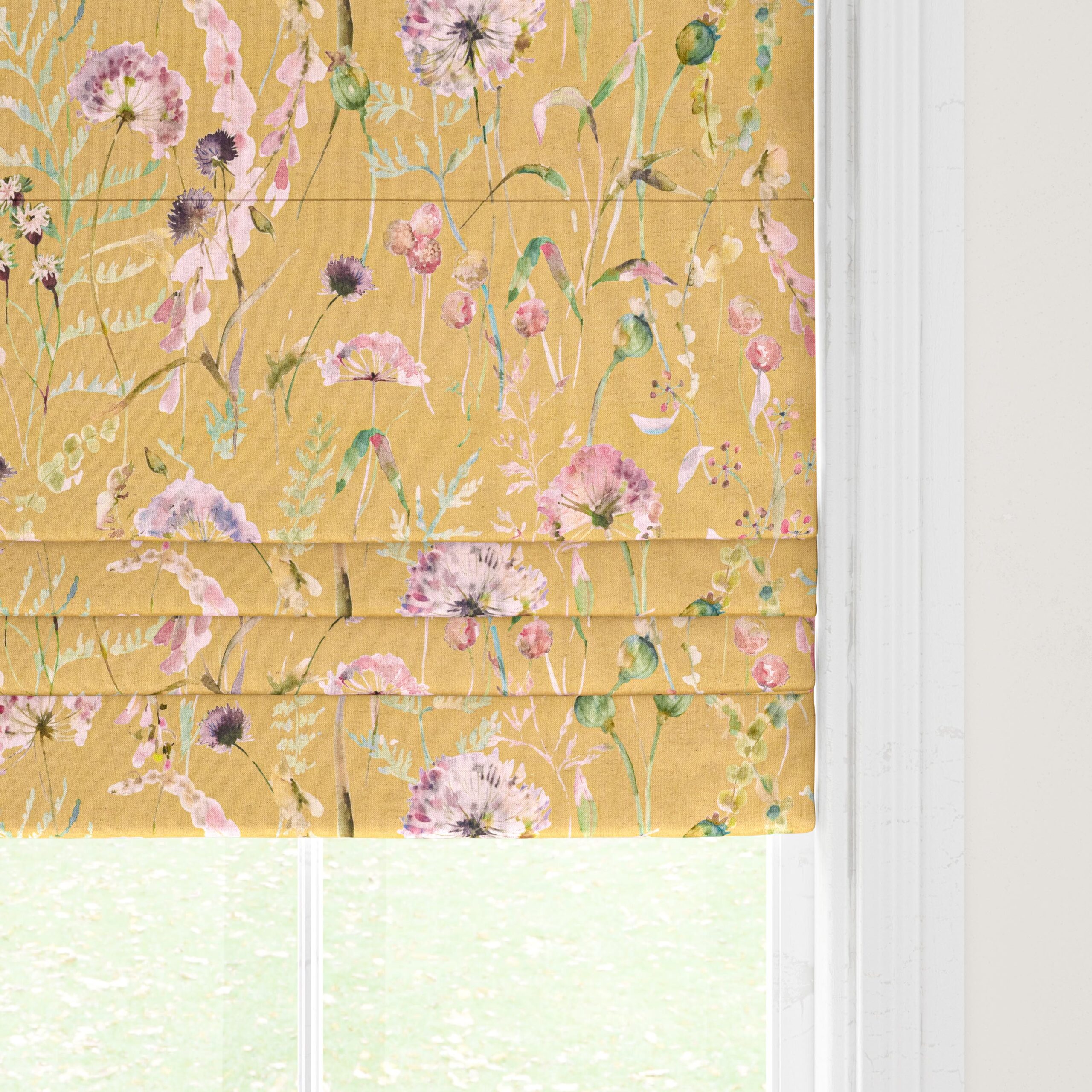 SHERINGHAM Roman Blind - OCHRE
