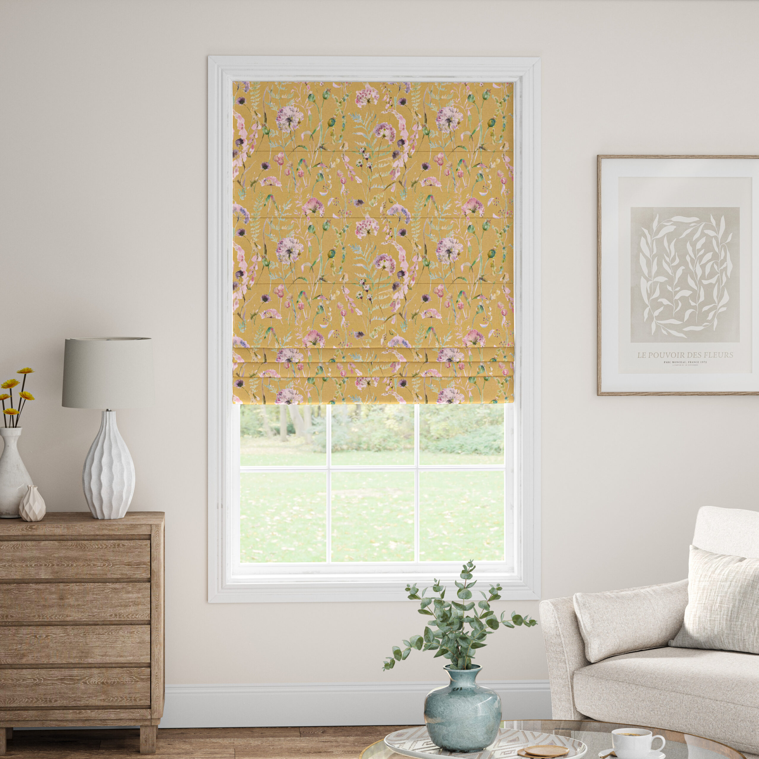 SHERINGHAM Roman Blind - OCHRE - Image 2