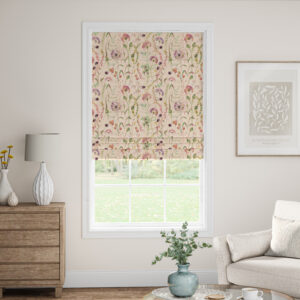 Alternative view of SHERINGHAM Roman Blind - PINK
