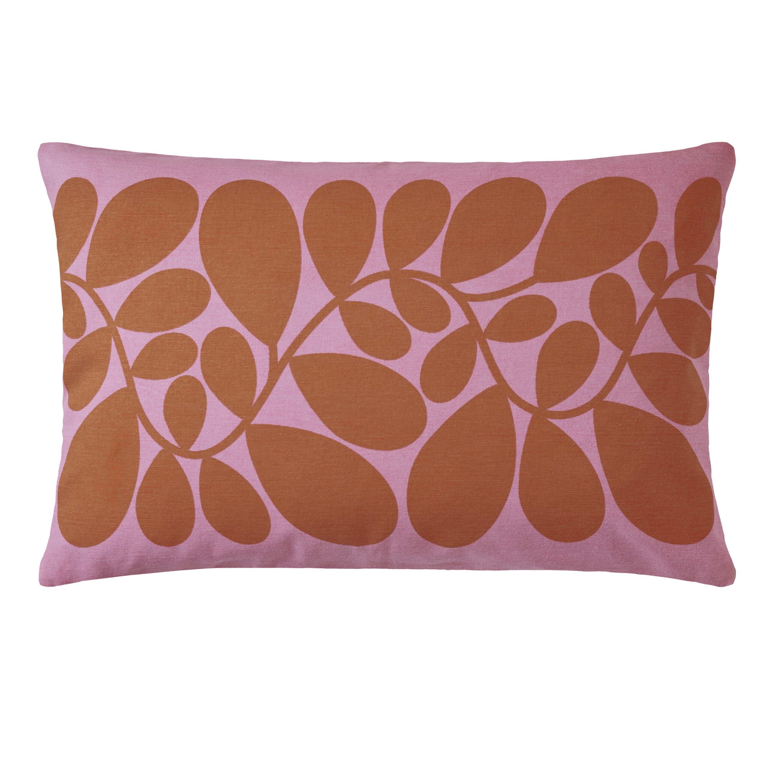 Orla Kiely Sycamore Stripe Cushion - Tomato / Pink - Image 4
