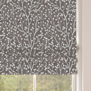 WALTON Roman Blind - CHARCOAL