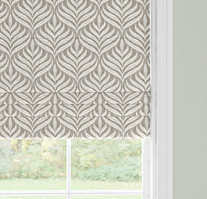 FENELLA Roman Blind - STEEPLE GREY