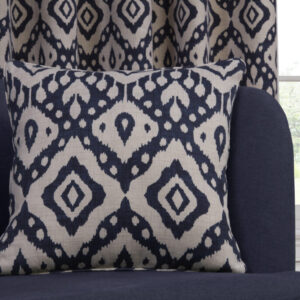 Morocco Geometric Cushions 18"x18" - Navy