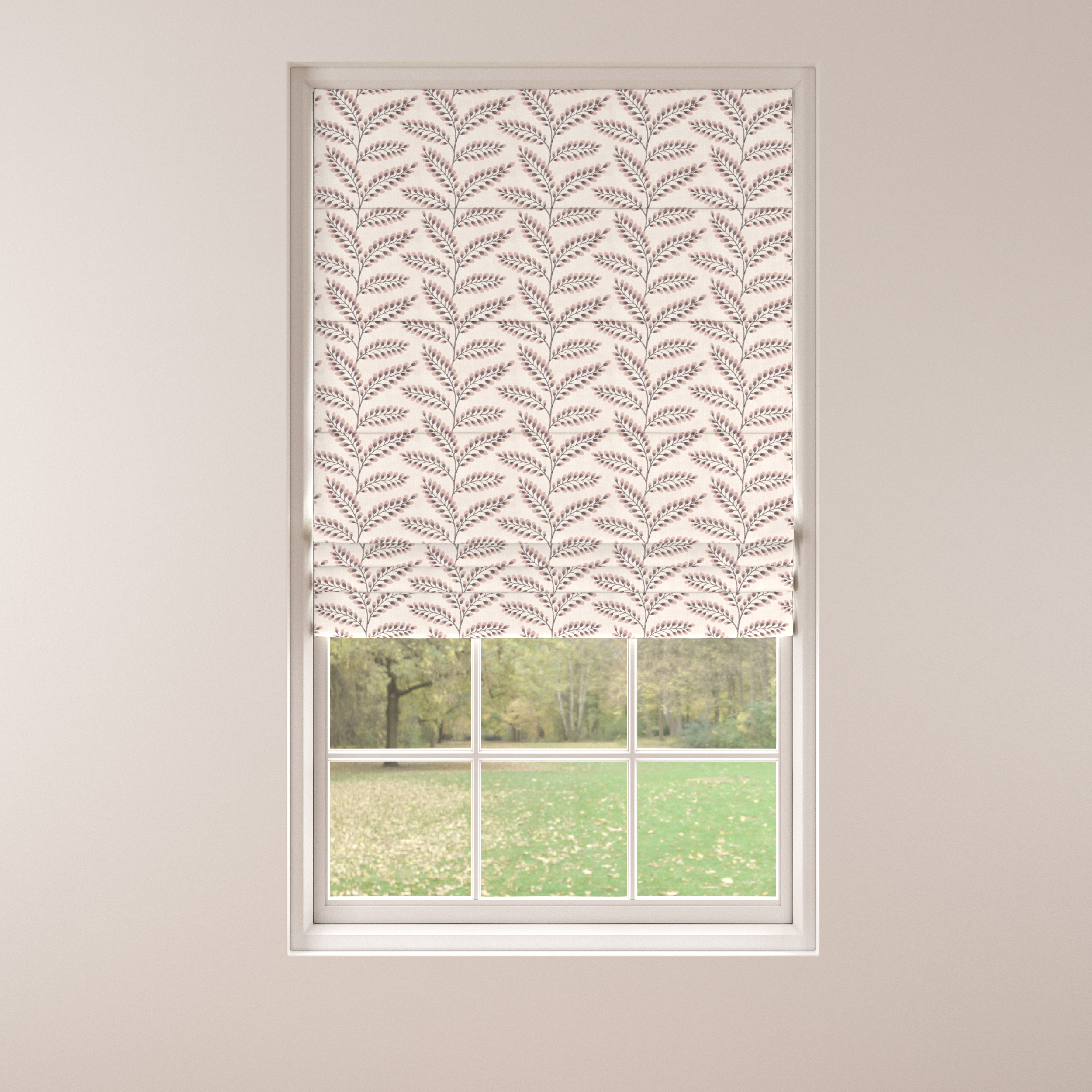 HARLOW Roman Blind - ROSE MIST - Image 4