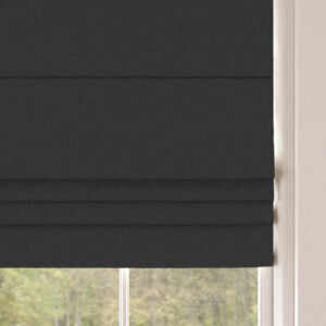 MARLOW Roman Blind - CARBON