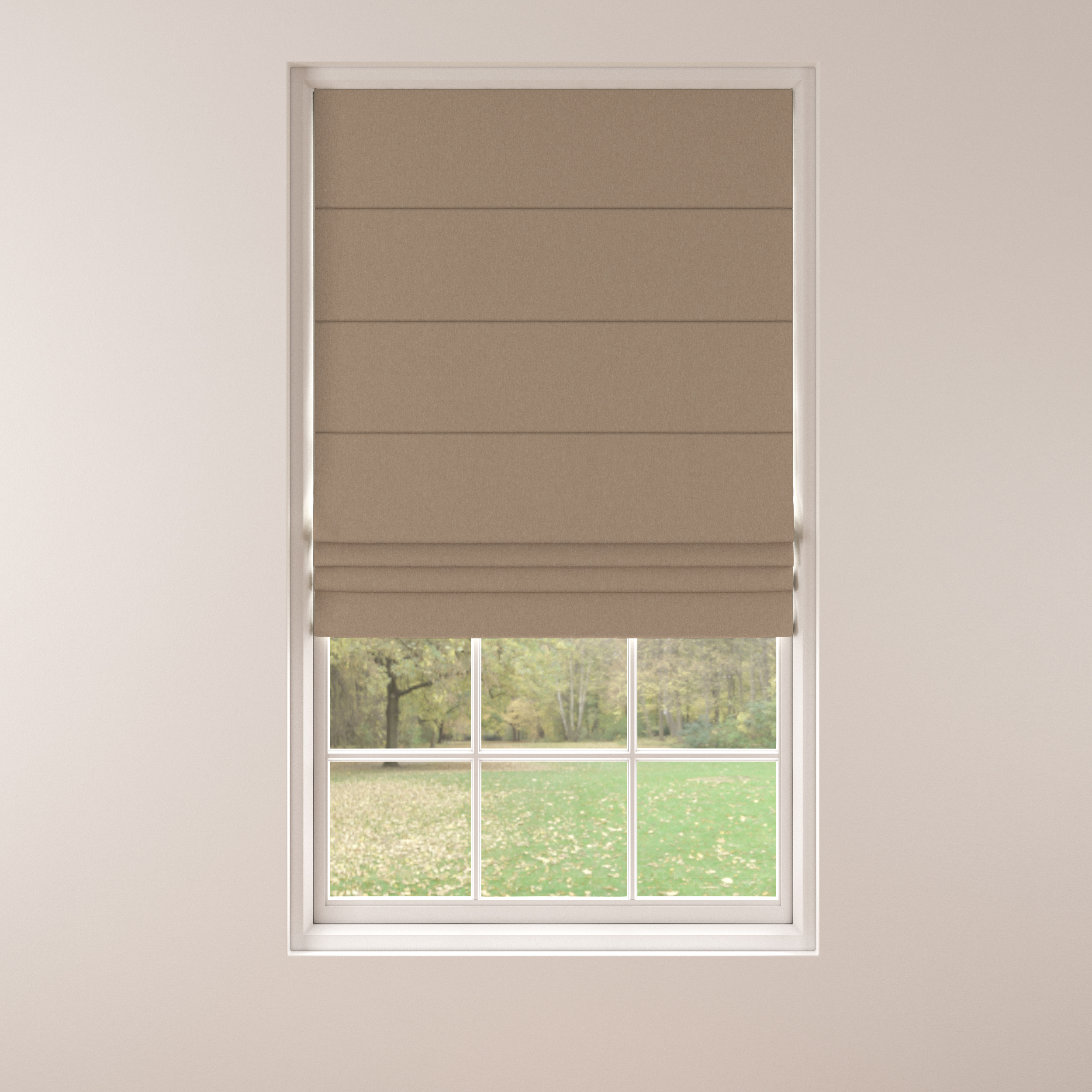 MARLOW Roman Blind - MUSHROOM - Image 4