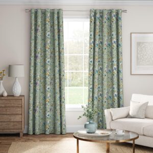 Alternative view of Claremont Made to Measure Curtains – Mineral Green