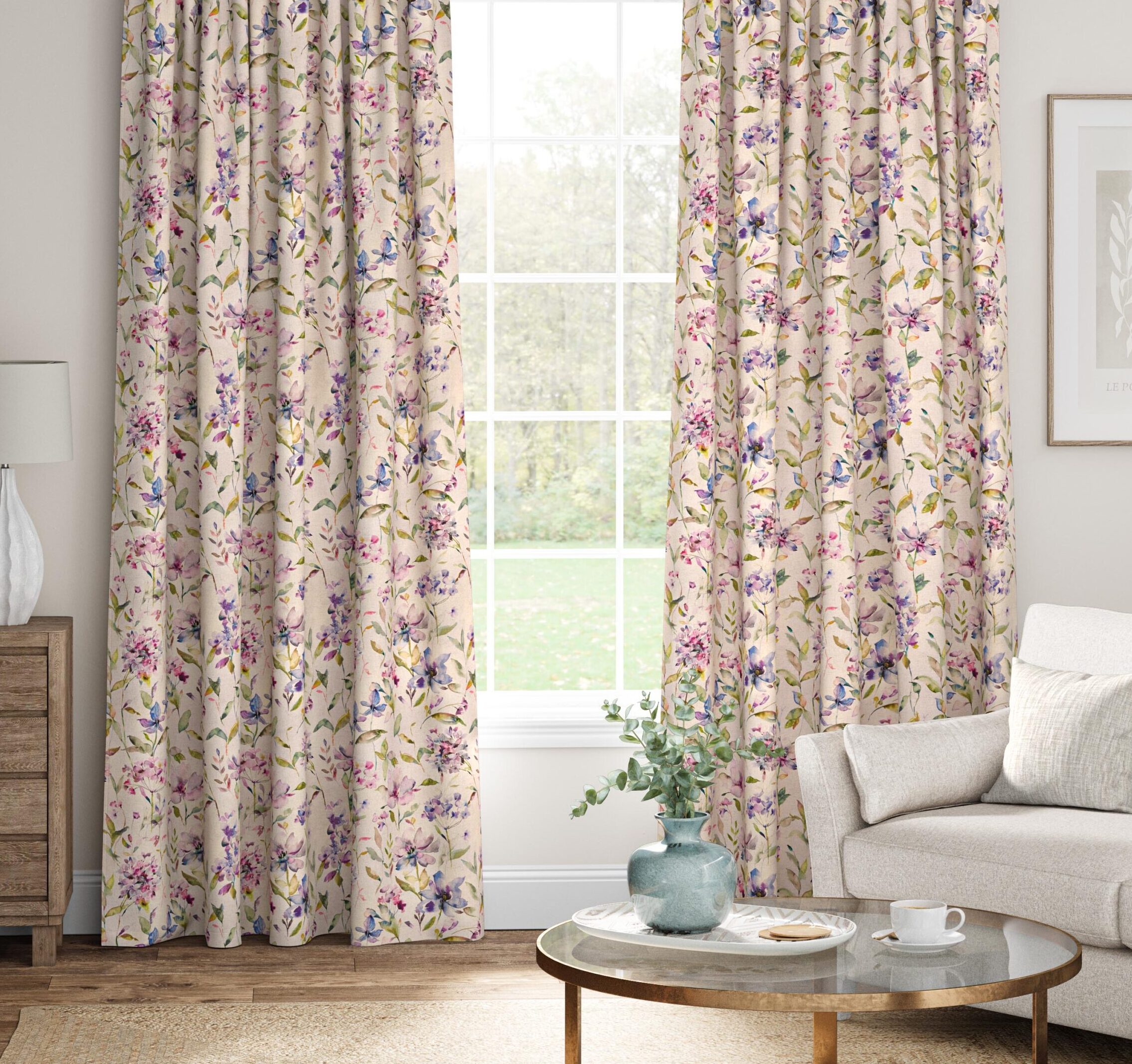 Claremont Made to Measure Curtains – Mulberry