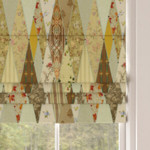The Chateau Wallpaper Museum Made to Measure Roman Blind - Multi