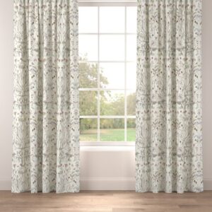 The Chateau Wildflower Made to Measure Curtains – Whisper White
