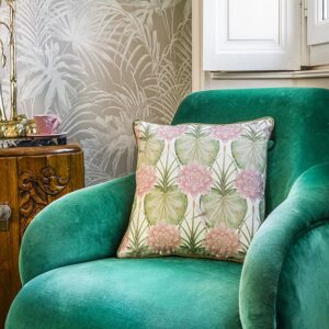 The Chateau By Angel Strawbridge Lily Garden Cream Cushion
