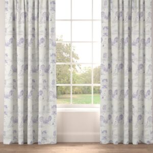 Chateau du Toile Made to Measure Curtains – Bleu (Blue)