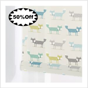Alternative view of CLEARANCE Foxy Roller Blind - Teal