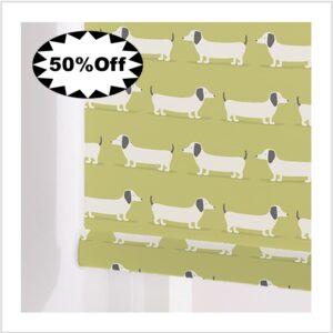 CLEARANCE Hound Dog Roller Blind - Ochre