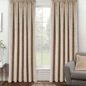 Orford Blackout Pencil Pleat Curtains - Cream