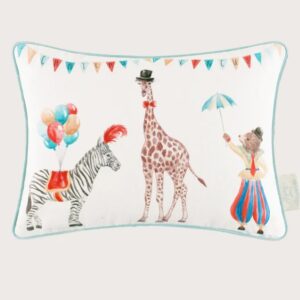 Alternative view of The Chateau By Angel Strawbridge Circus Cushion