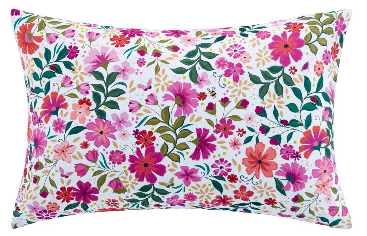Sara Miller Ditsy Floral - White/Deep Mulberry - Image 7
