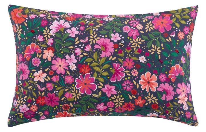 Sara Miller Ditsy Floral - White/Deep Mulberry - Image 10