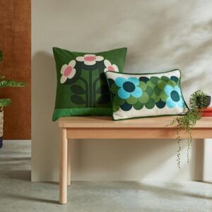 Orla Kiely Buttercup Pine 45x45cm Microfibre Cushion