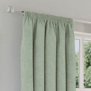 Alternative view of Dallas Blackout Tape Top Curtains - Green