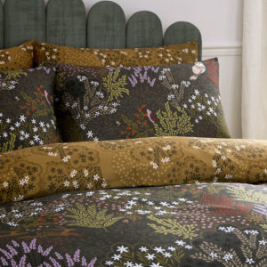Alternative view of Sara Miller Owl Forest Bedding Set - Deep Olive