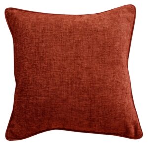 Alternative view of Clumber Chenile Cushions 18"x18" - Terracotta
