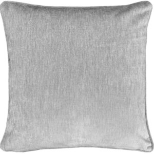 Alternative view of Knightsbridge Chenille Cushions 18"x18" - Grey