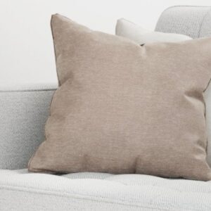 Knightsbridge Chenille Cushions 18"x18" - Sand
