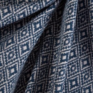 Alternative view of Zena Geometic Cushions 18"x18" - Navy