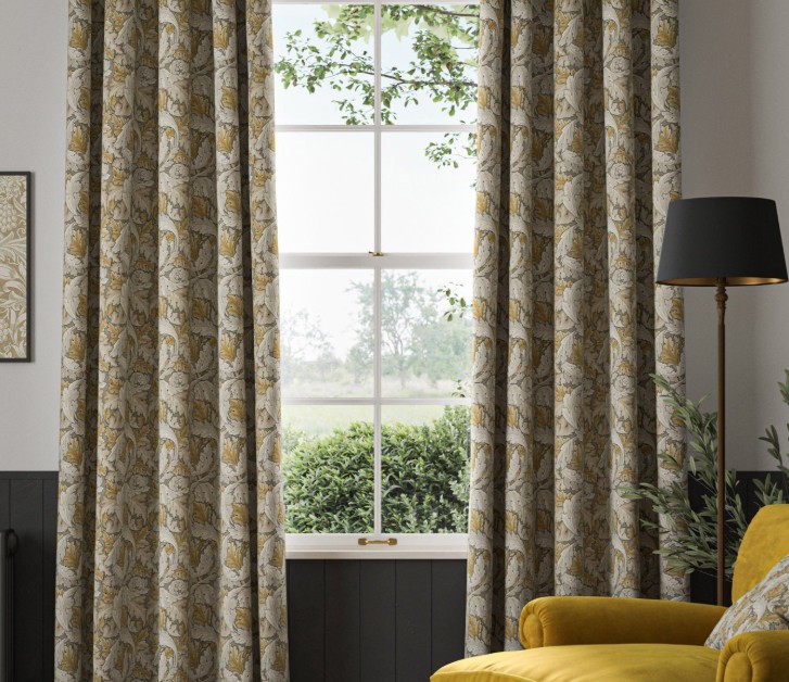 William Morris At Home ACANTHUS FLINT Blackout Curtains 66" x 54" - Image 5
