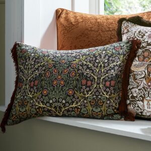 Alternative view of Blackthorn Cushion - Midnight 40x60cm