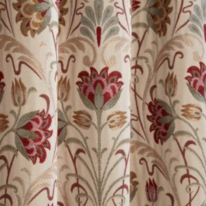 Alternative view of Angela Floral Tapestry Cushions 18"x18" - Natural