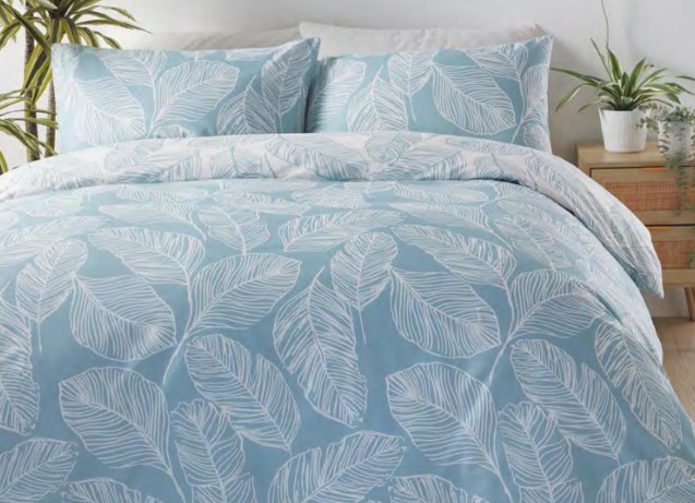 Teo Reversible Duvet Set - Duckegg