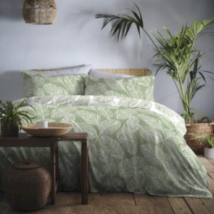 Teo Reversible Duvet Set -  Green