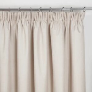 Alternative view of Luna Pencil Pleat Blackout Curtains - Natural