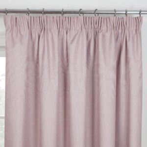 Alternative view of Luna Pencil Pleat Blackout Curtains -Blush