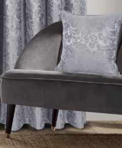 Buckingham Jacquard Damask Cushion 18"x18" - Grey