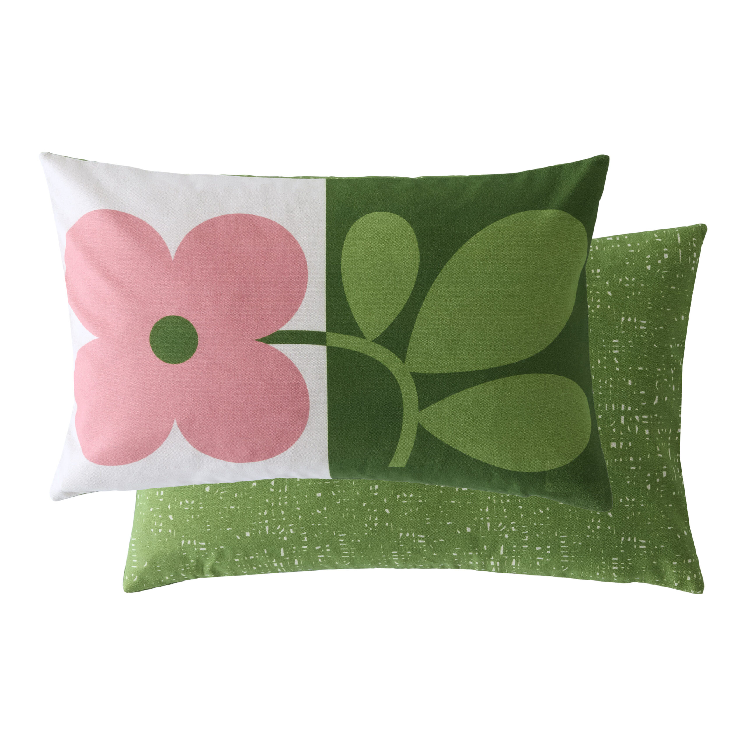 Orla Kiely Floret Cushion - Bubblegum Basil