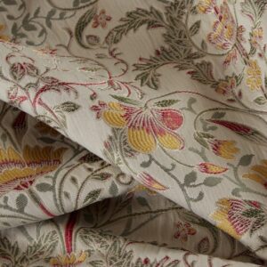 Alternative view of Keira Floral Jacquard Cushions 18"x18" - Natural