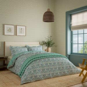 William Morris & Co Little Chintz Duvet Cover Bedding Set in Blue