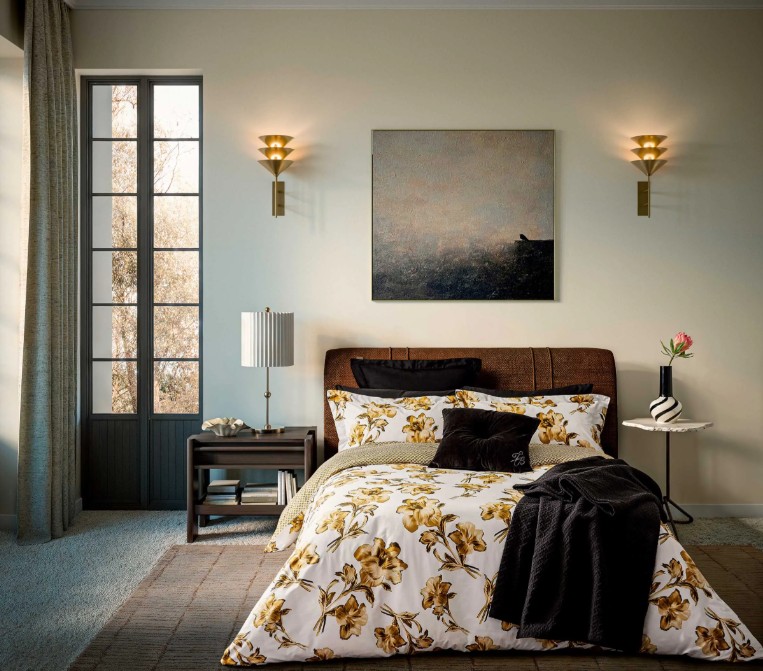 Ted Baker Midnight Garden Duvet Cover Set - Ochre - Image 3