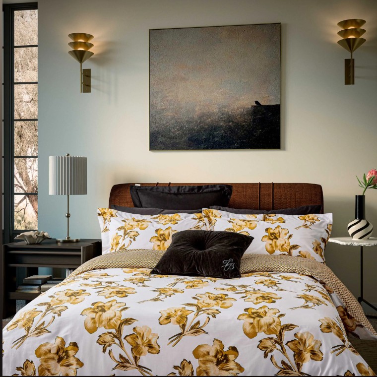 Ted Baker Midnight Garden Duvet Cover Set - Ochre - Image 6